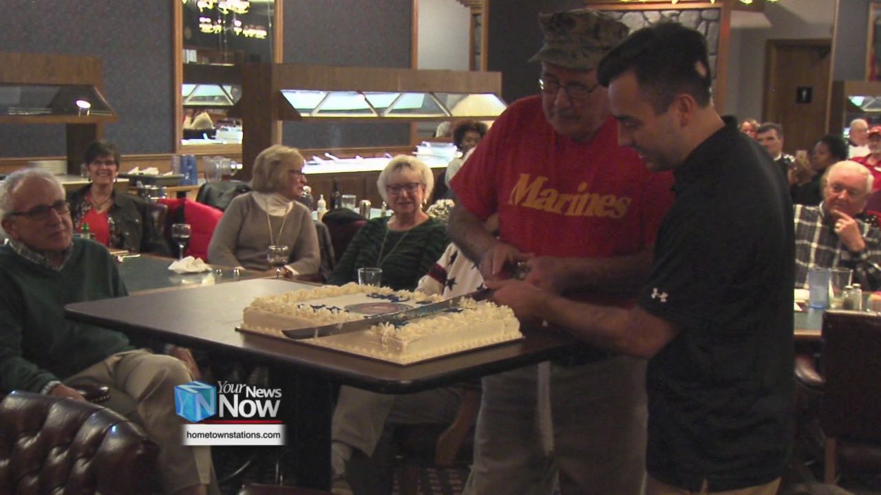 Local Marines gather to celebrate the Corp 244th birthday